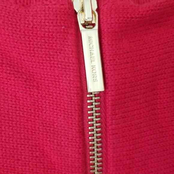 Michael Kors red high low sweater - Picture 3 of 8
